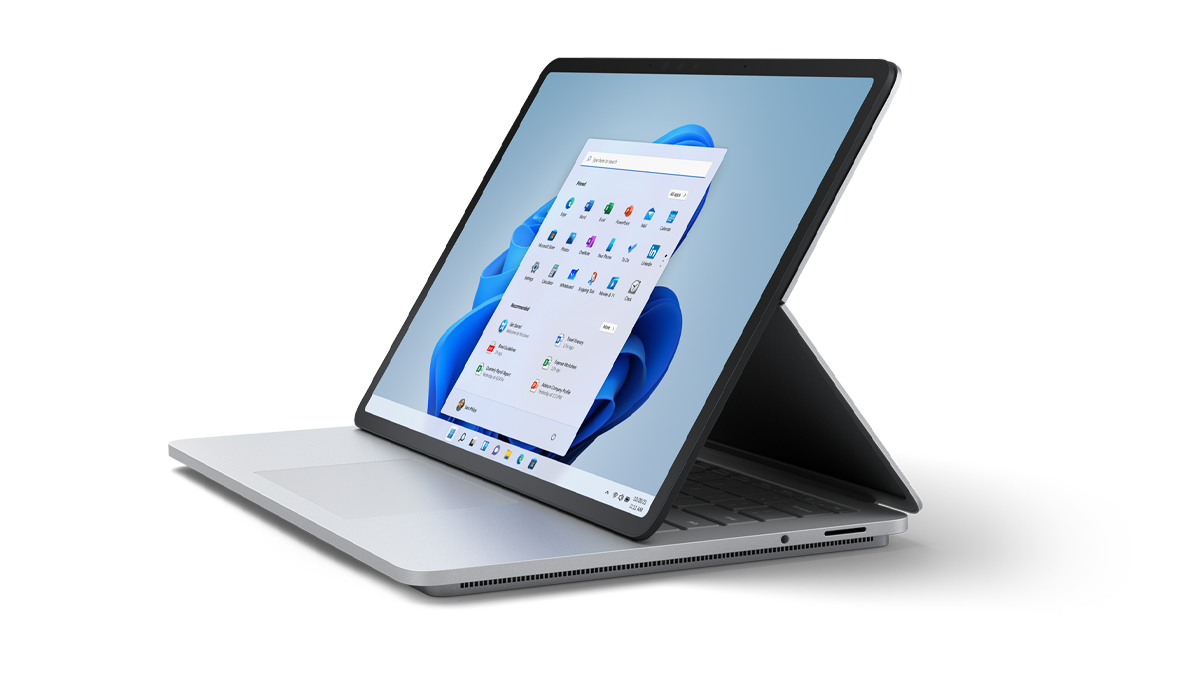 Surface Laptop Studio in Stage Mode